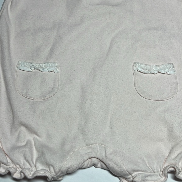 Janie and Jack Pink Beautiful cotton bubble with ruffled collar 18-24 months - Picture 4 of 5